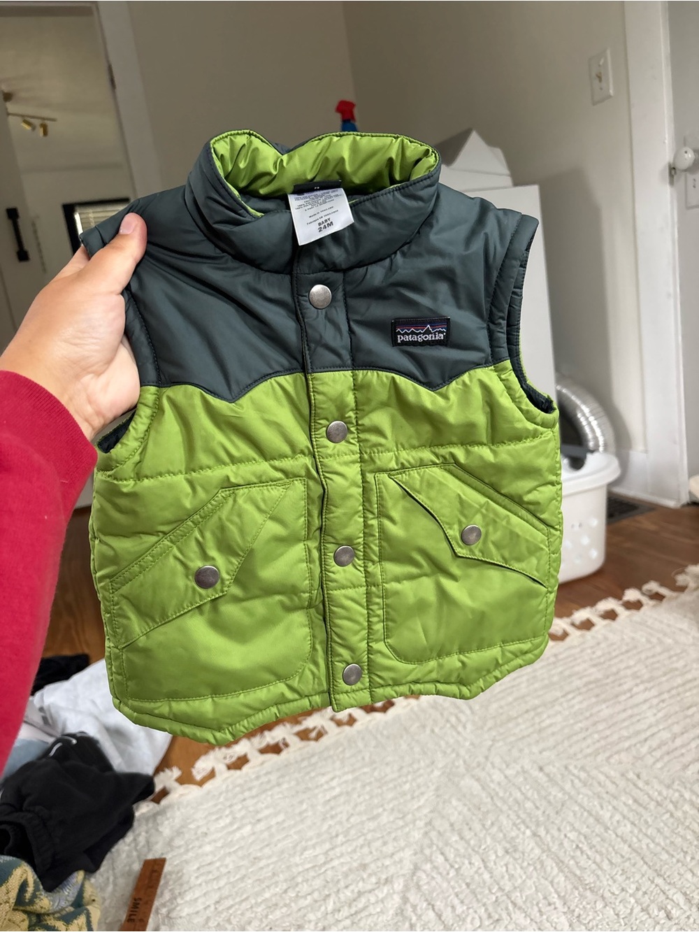 Patagonia baby Kids Green Puffer Vest